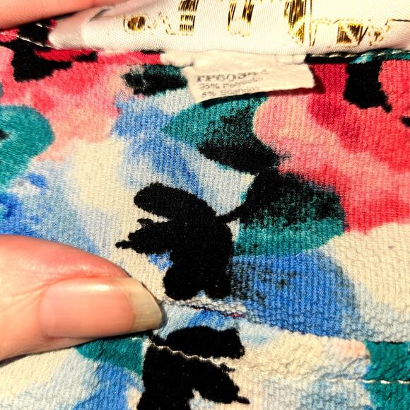 Love Kuza 3X Women's Pink Floral Top Shirt Blouse Plus Size22W 24W 3XL XXXL - Picture 4 of 6